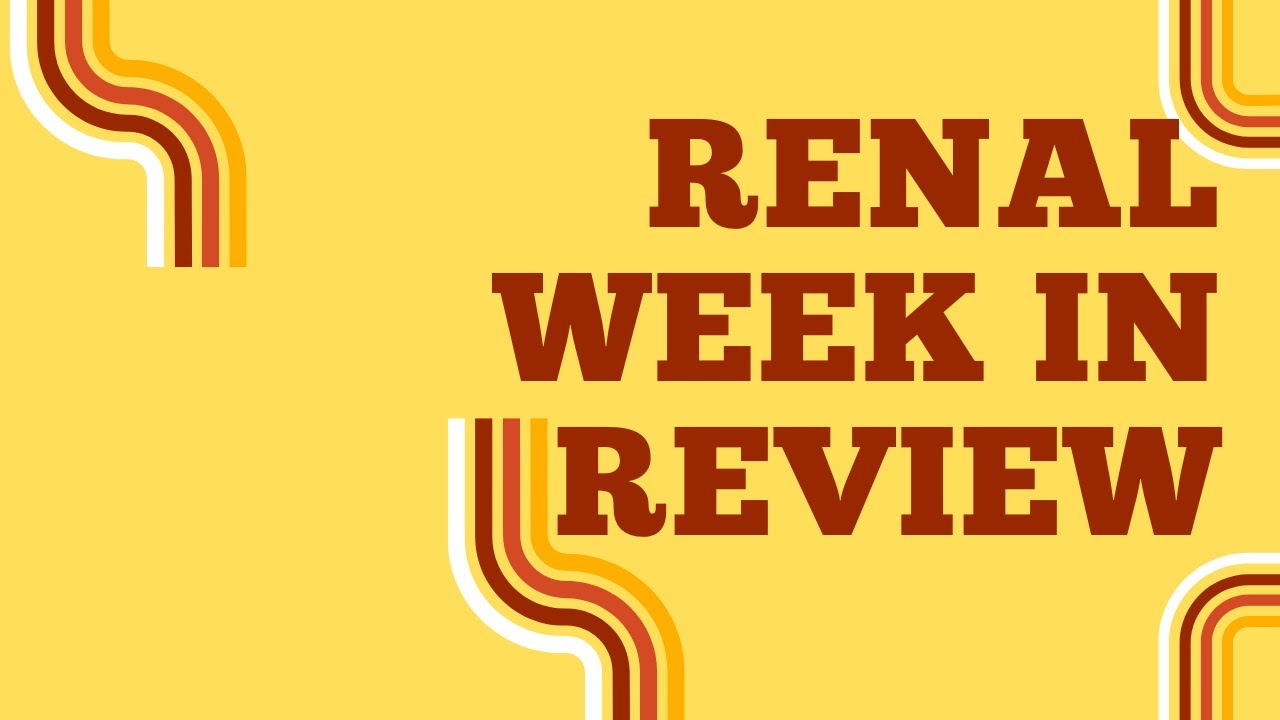 Renal Week: Filtration, Hormones, Acid–Base, and Why the Kidney Fails Predictably