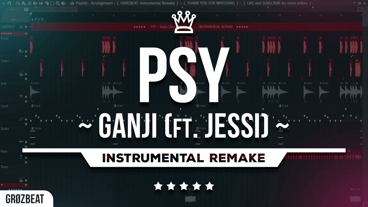 😎 PSY - 'GANJI (feat. Jessi)'   --   Instrumental Remake 🎸💯🔥