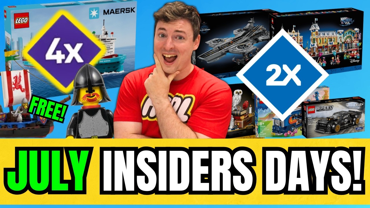 Распродажи LEGO продолжаются! (Утечка информации об Insiders Days!)