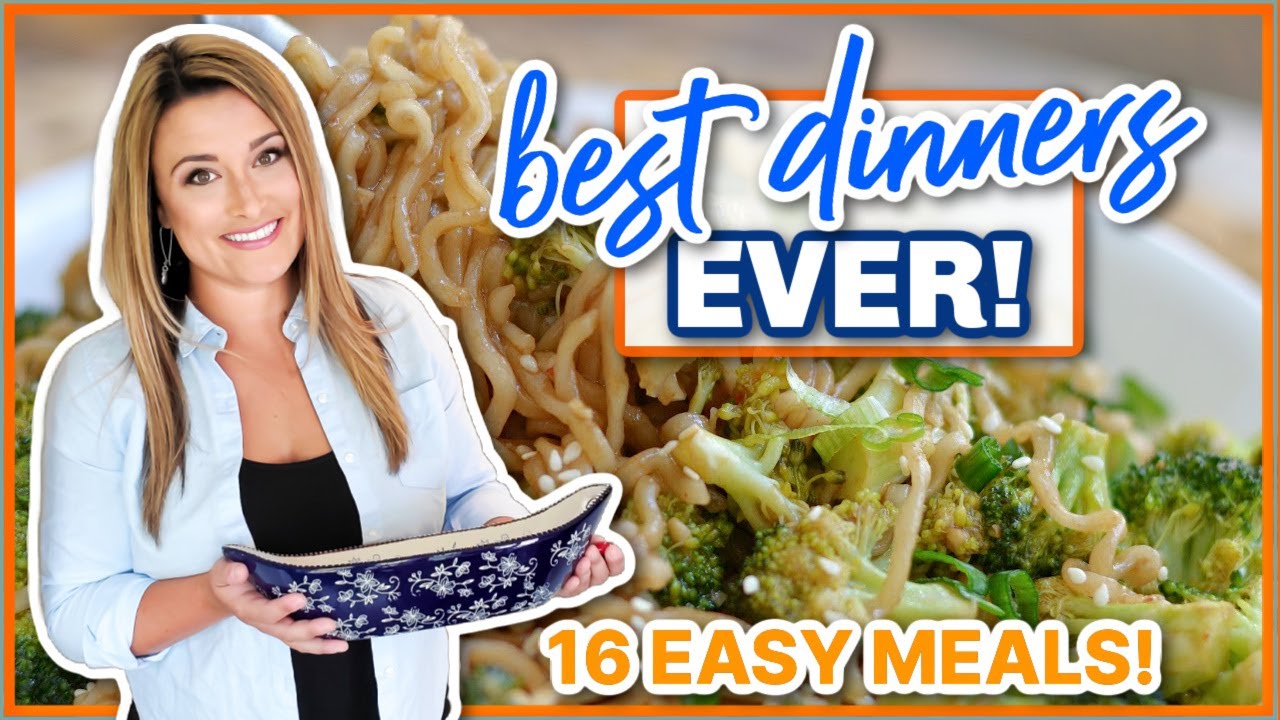 These 16 Dinner Ideas CHANGED MY LIFE!