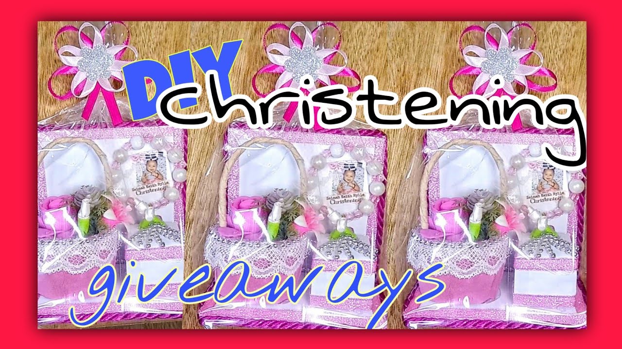 DIY christening giveaways||#baptismSouvenirs