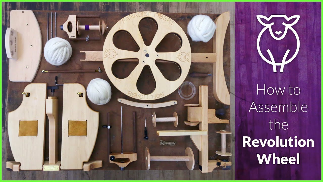 Unboxing & How to Assemble our Revolution Spinning Wheel | The Ultimate Yarn Production Workhorse