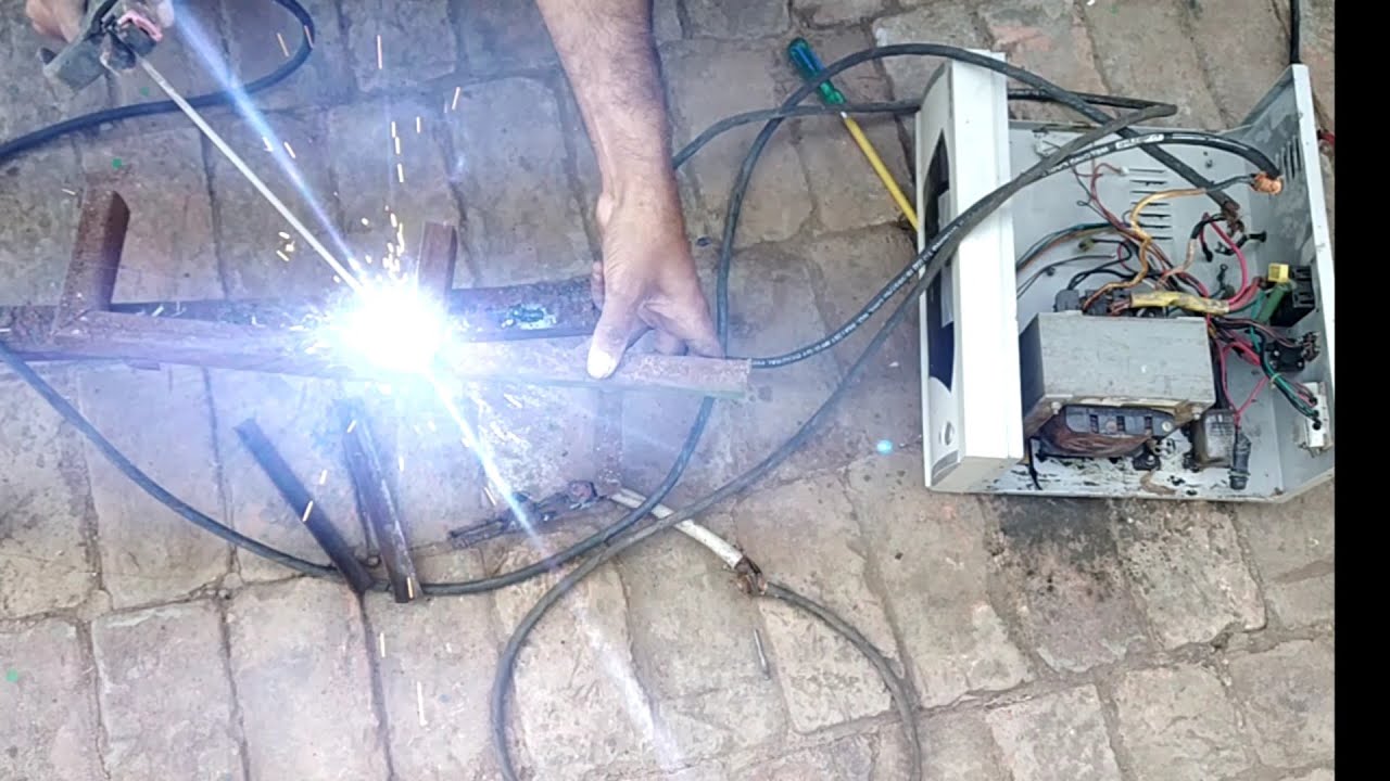 दुनिया का सबसे सस्ता वेल्डिंग How to make 100 amp welding from old Inverter transformer free cost