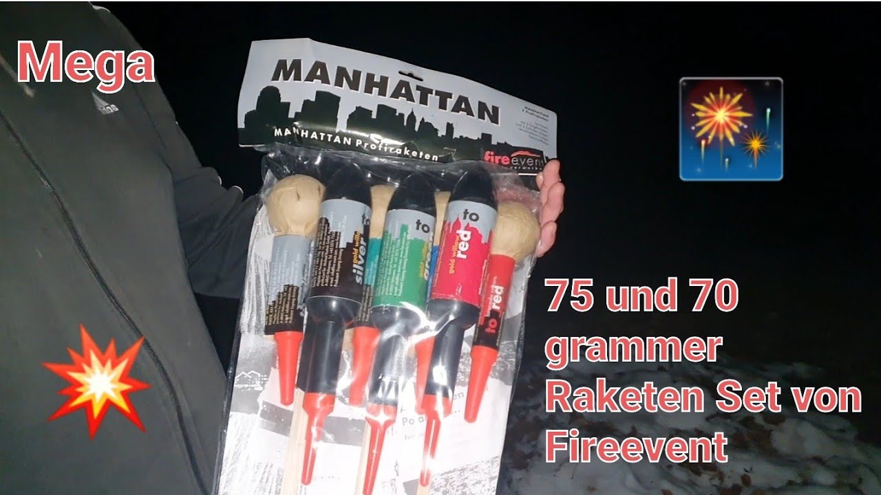 🎆Manhattan Raketen Set von Fireevent🎆