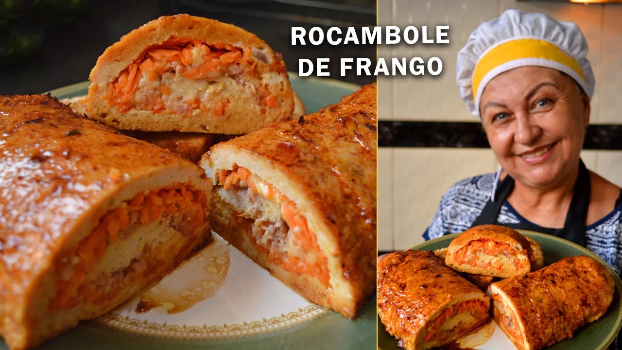 COMO FAZER ROCAMBOLE DE FRANGO RECHEADO!! (DICAS e  SEGREDINHO no final)