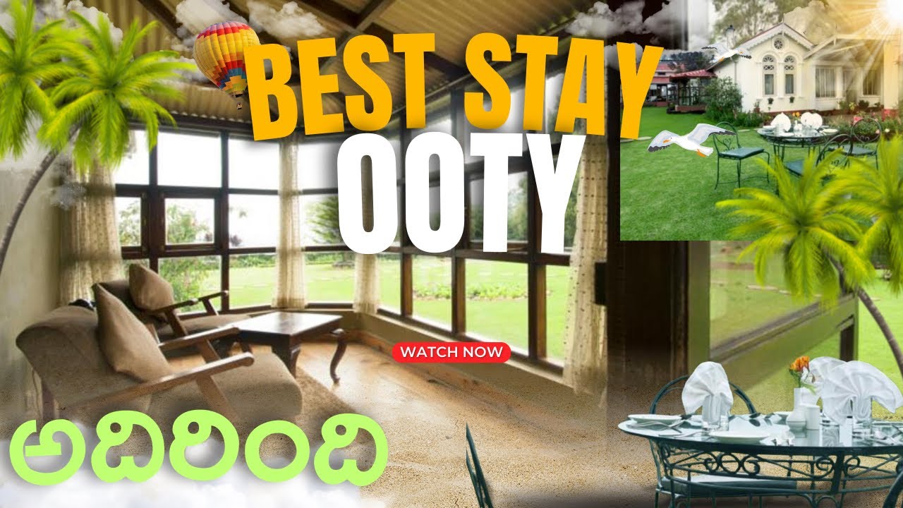 Best Stay in Ooty | Sherlock Holmes Inspired Hotel | Best hotel in Ooty