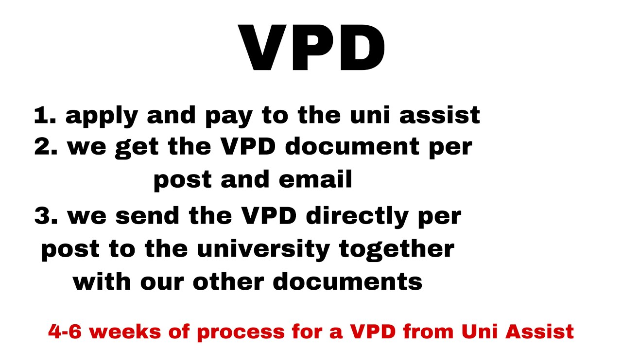 How to pay and cancel Uni Assist | What is VPD ? Send Uni Assist documents #part6