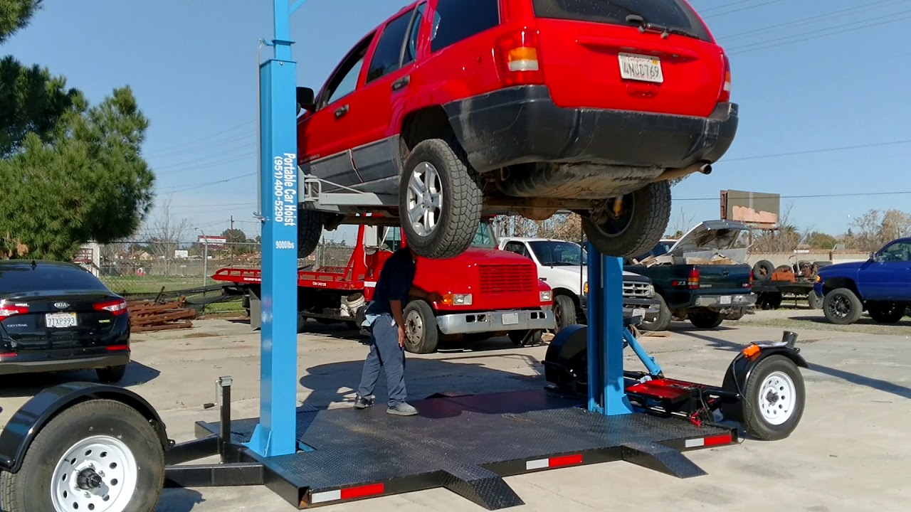 Rent a Portable car lift