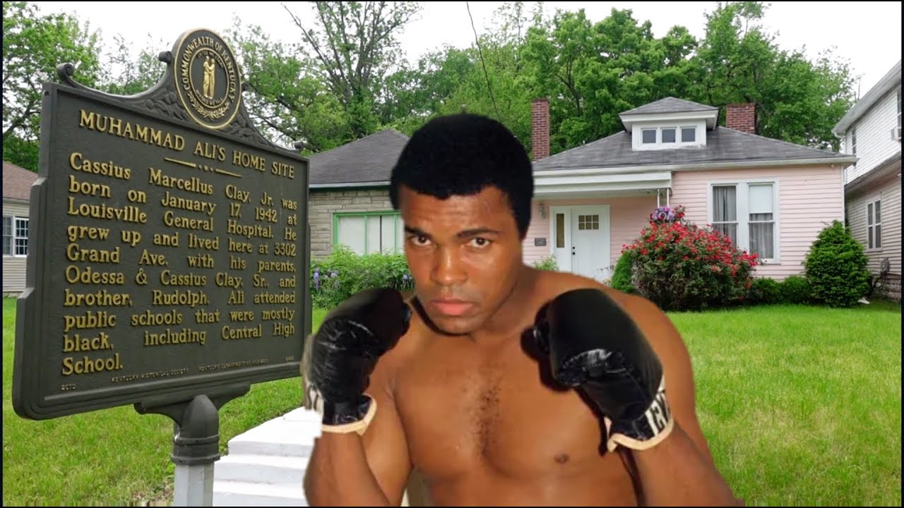 Childhood Home & Grave of MUHAMMAD ALI | CASSIUS CLAY Jr.