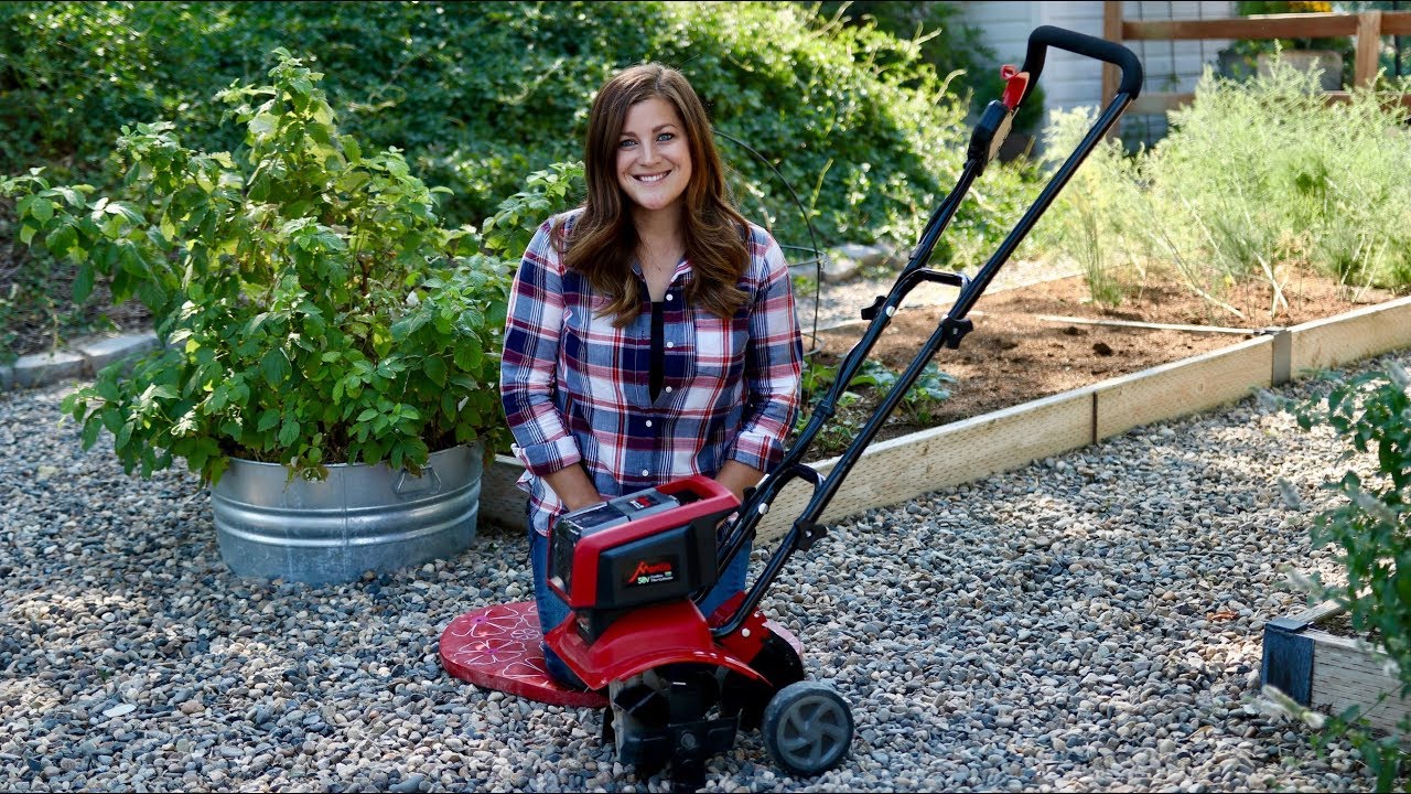 Mantis 58v Battery Powered Tiller // Garden Answer