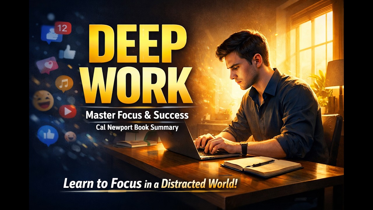 Deep work by cal newport Hindi Audiobook | Focus से Success का Secret