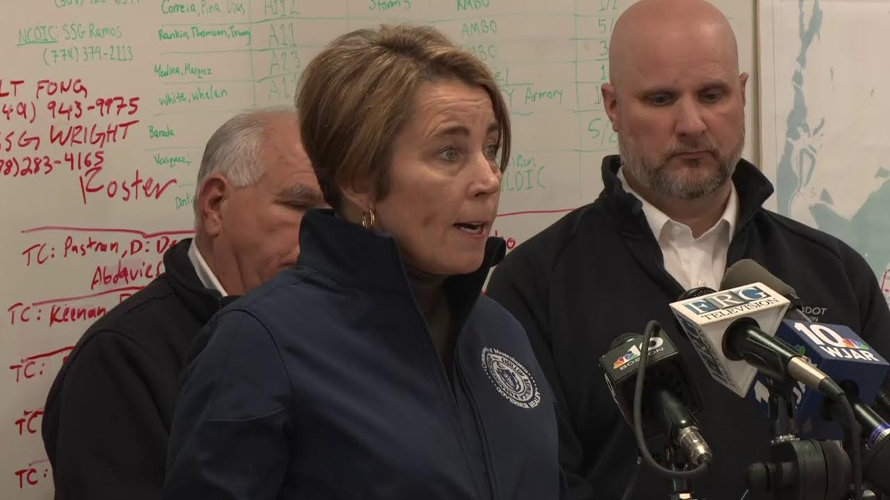 Massachusetts Gov. Maura Healey updates state's response to blizzard