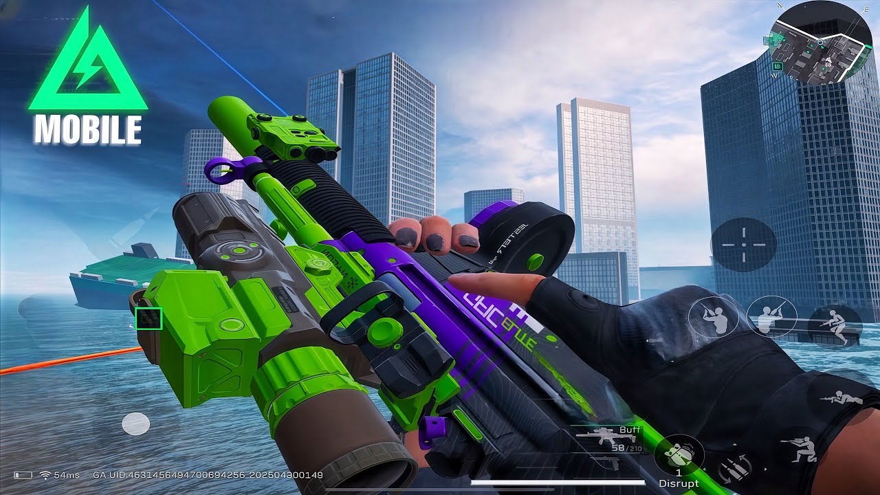 DELTA FORCE MOBILE 4 FİNGERS  MAX GRAPHICS 120 FPS GAMEPLAY