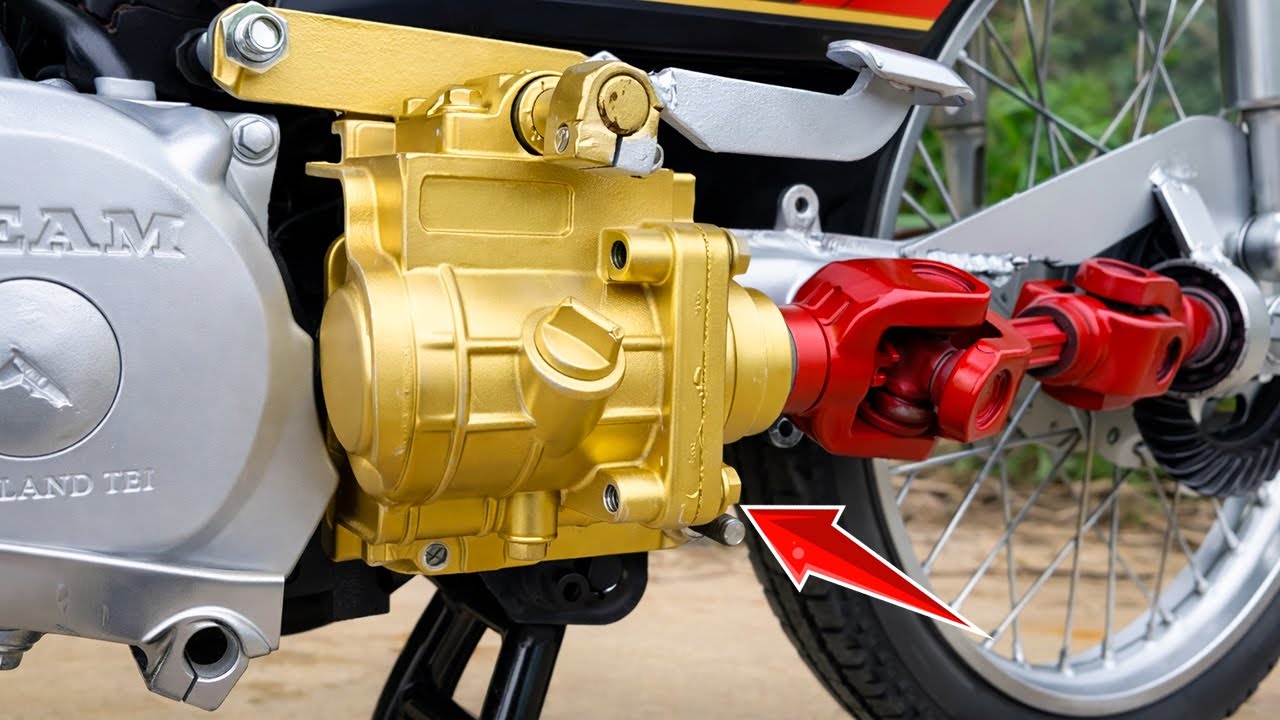 I built a motorcycle that doesn’t need a chain – nobody saw this coming
