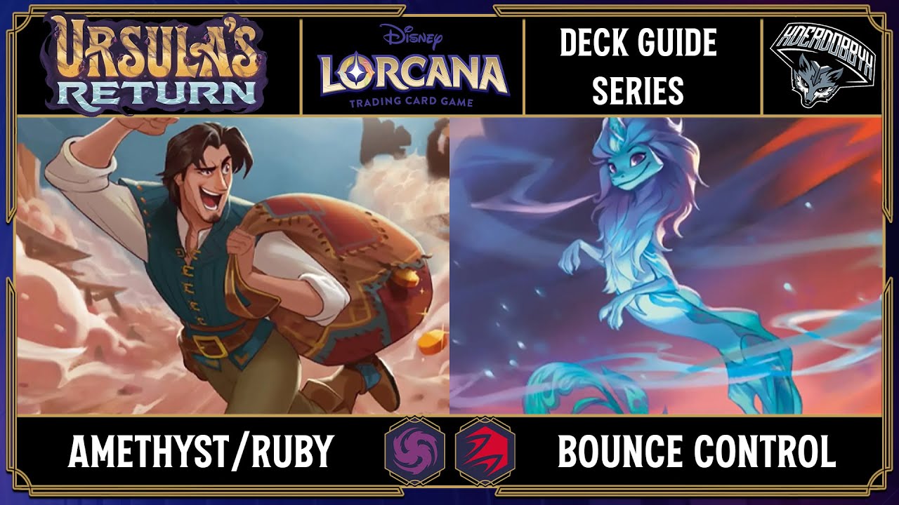 🟪🟥 Ruby/Amethyst Bounce ist einfach nicht klein zu kriegen | Disney Lorcana Deck Guide