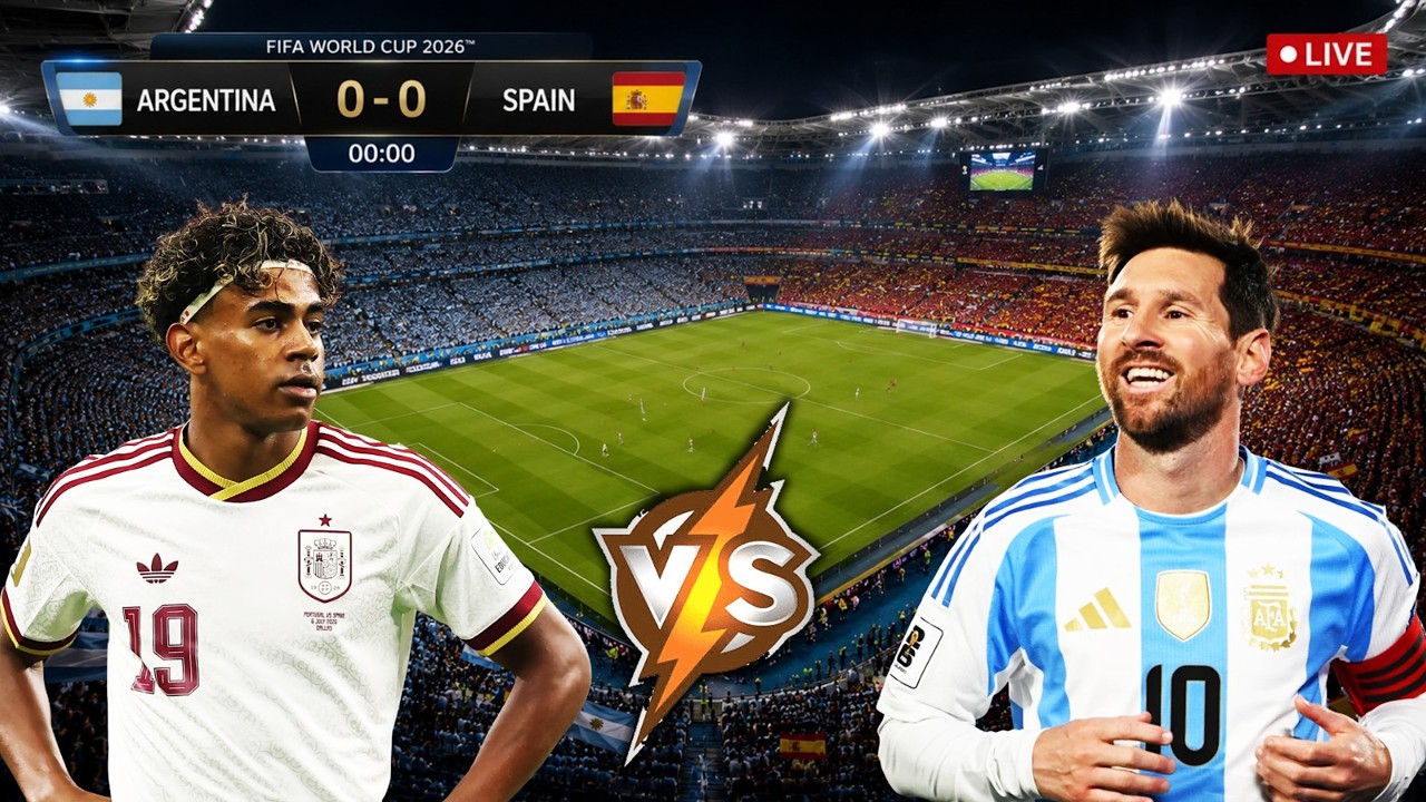 LIVE: FIFA World Cup 2026 Final | ESP vs ARG LIVE | Argentina Vs Spain LIVE | FIFA World Cup LIVE