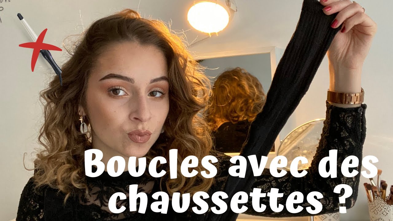 BOUCLES SANS CHALEUR ET AVEC DES CHAUSSETTES ??? 🧦