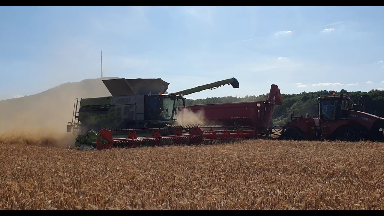 Ernte 2024 - Gerste | Claas Demo Tour: 5x Claas Lexion | Uncut, Raw Sound