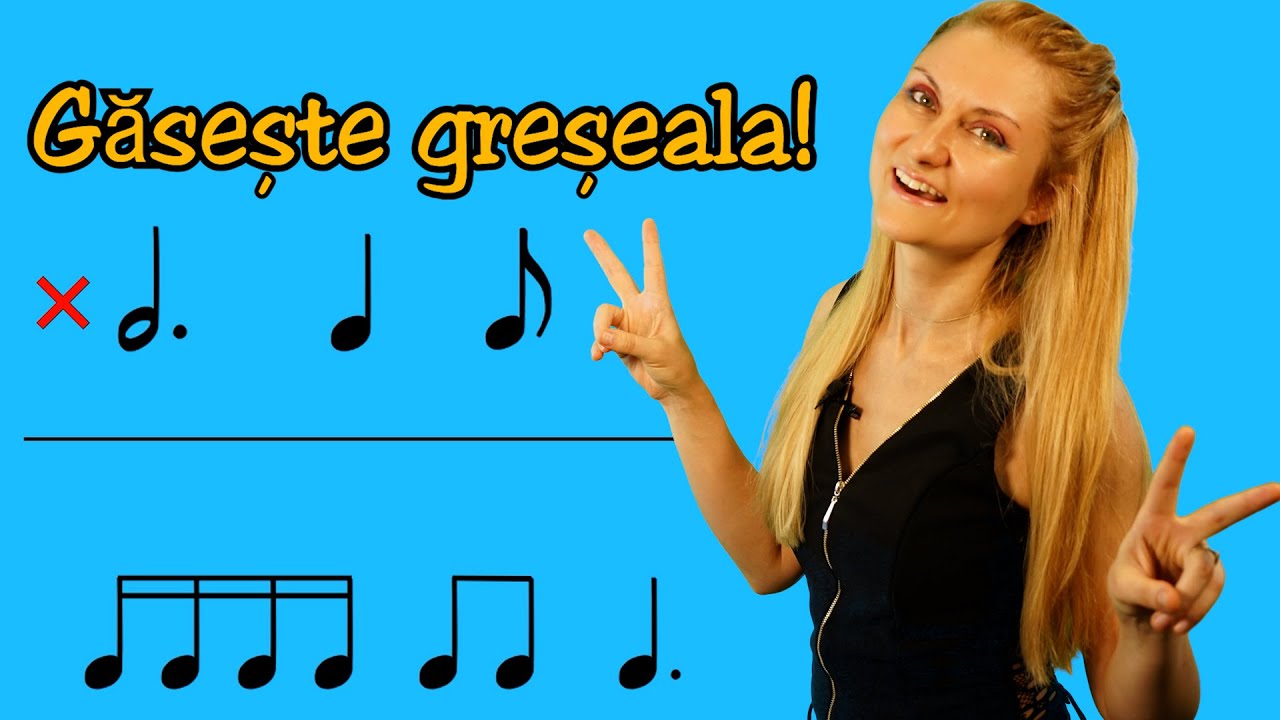 Matematica muzicala 2 - Găsește greșeala! - Joc muzical & lecție interdisciplinară