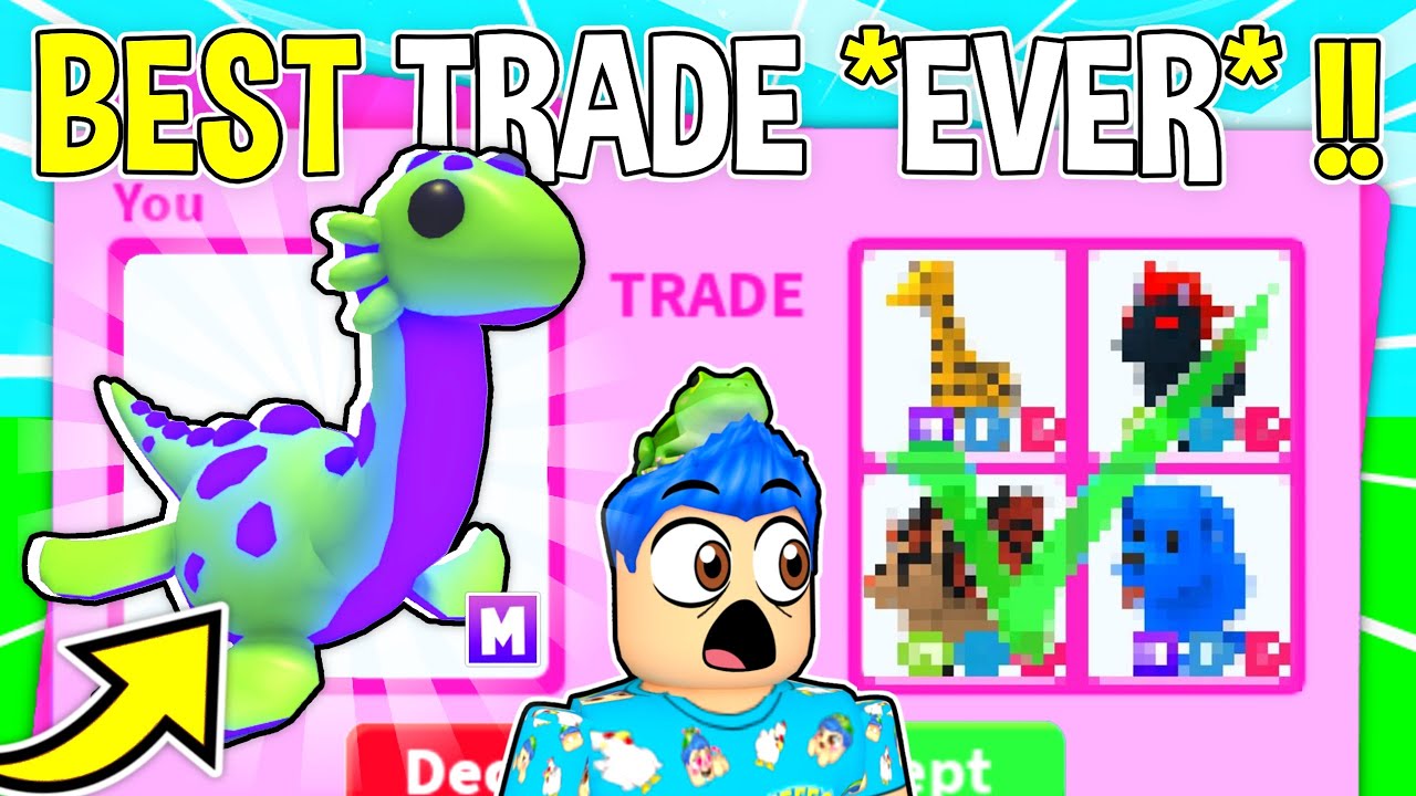 I Traded Away My *MEGA NESSIE* For This… In Adopt Me Roblox!! Adopt Me Trading MEGA NEON Legendary