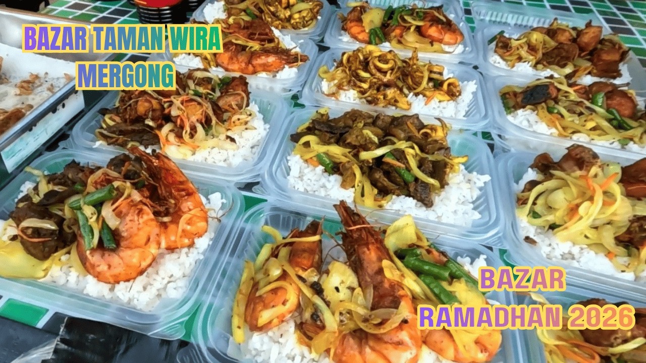 THE BEST BAZAAR IN MALAYSIA 2026 BAZAR RAMADAN TAMAN WIRA #food #foodie #streetfood #foodvlog