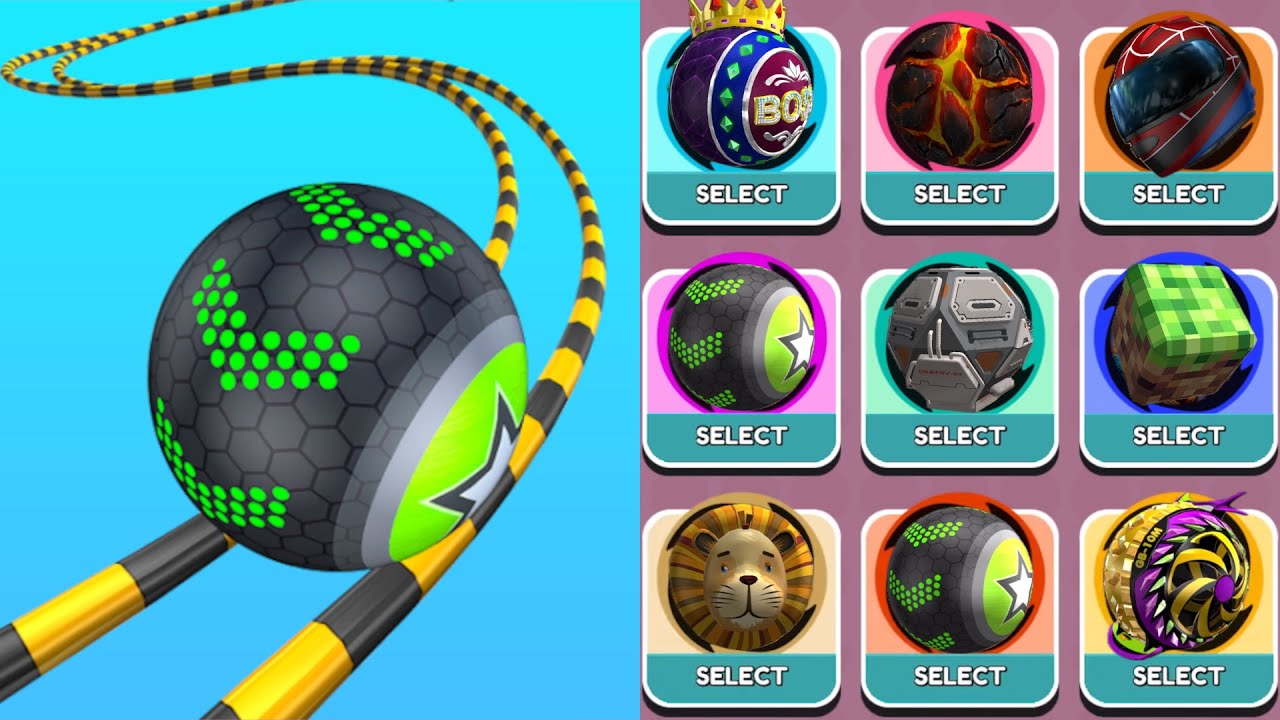 Going Balls Speedrun, Funny Fails Vs Challenge, Portal Run, Hard Level Android, iOS Gameplay 61