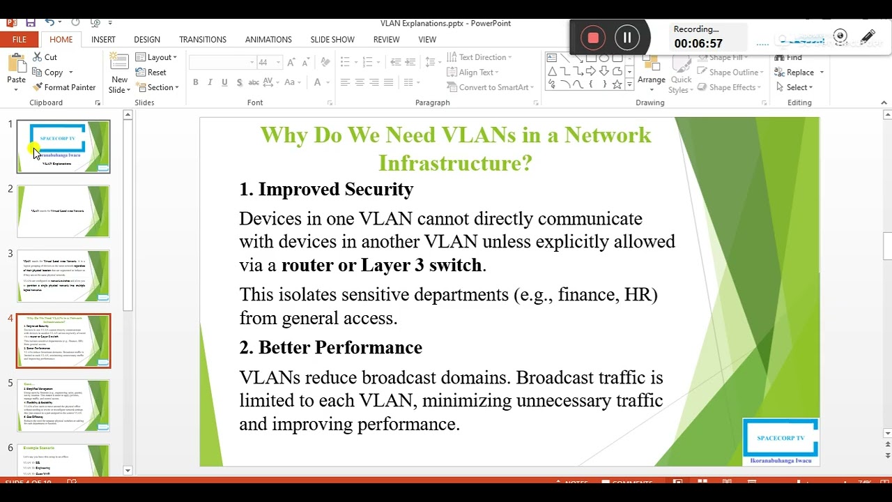DUSOBANUKIRWE  VLANs (Virtual Local Area Networks) In KINYARWANDA