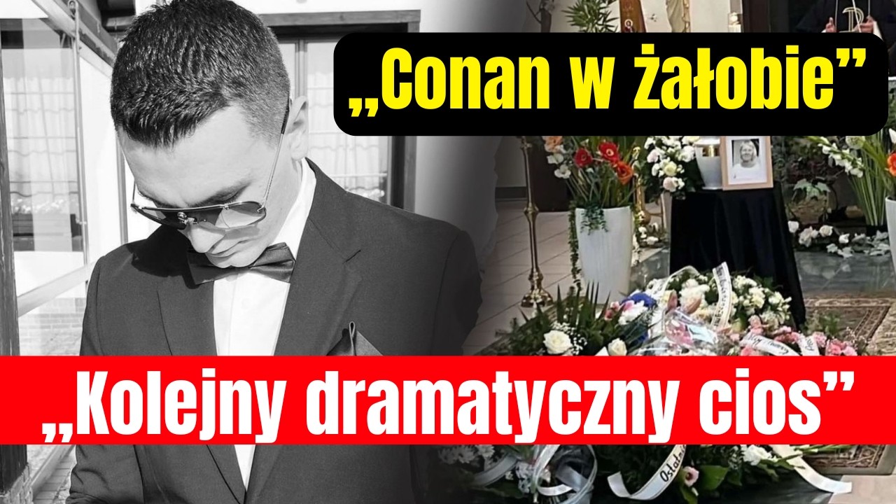 Conan Kaźmierski pogrążony w żałobie. Przekazał smutną wiadomość o śmierci
