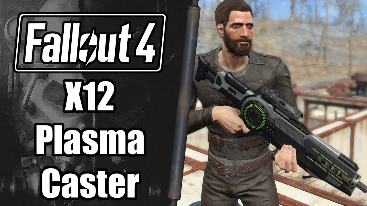Fallout 4 Mod Review: X12 Plasma Caster (Coolest Energy Weapon Ever)