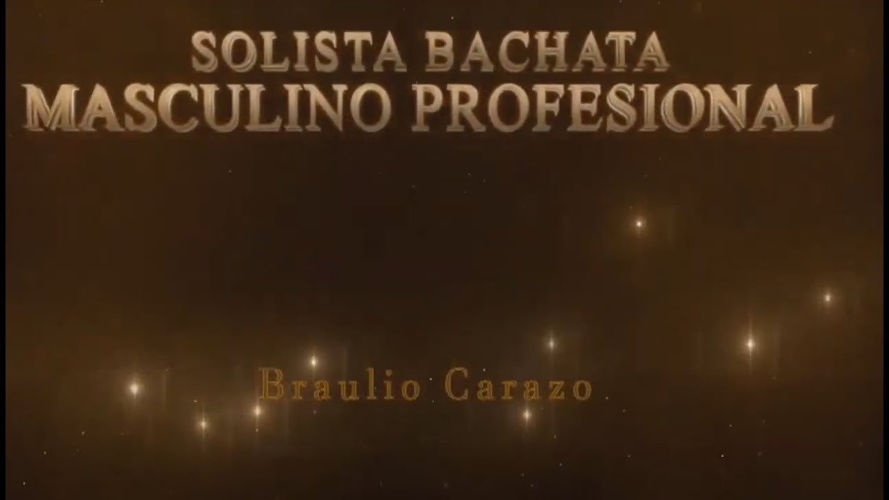Euroson 2022 - Braulio Carazo - Solista Bachata Masculino Profesional (🇺🇾)