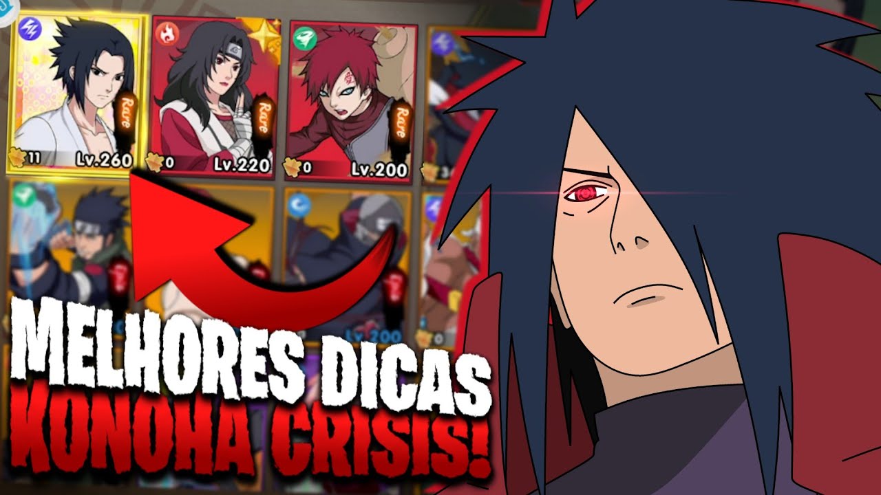AS MELHORES DICAS PARA INICIANTES no KONOHA CRISIS NINJA WAR!