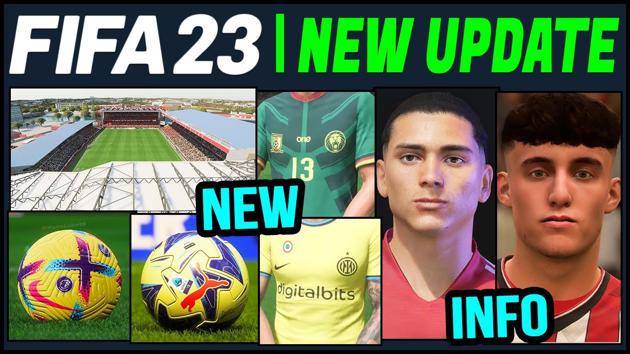 FIFA 23 NEWS | NEW Title Updates, Stadiums, Real Faces, Balls & Kits ✅