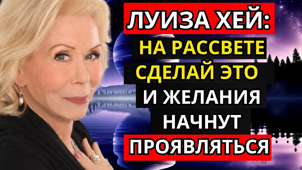 Луиза Хей: На рассвете СДЕЛАЙ ЭТО — и желания начнут проявляться