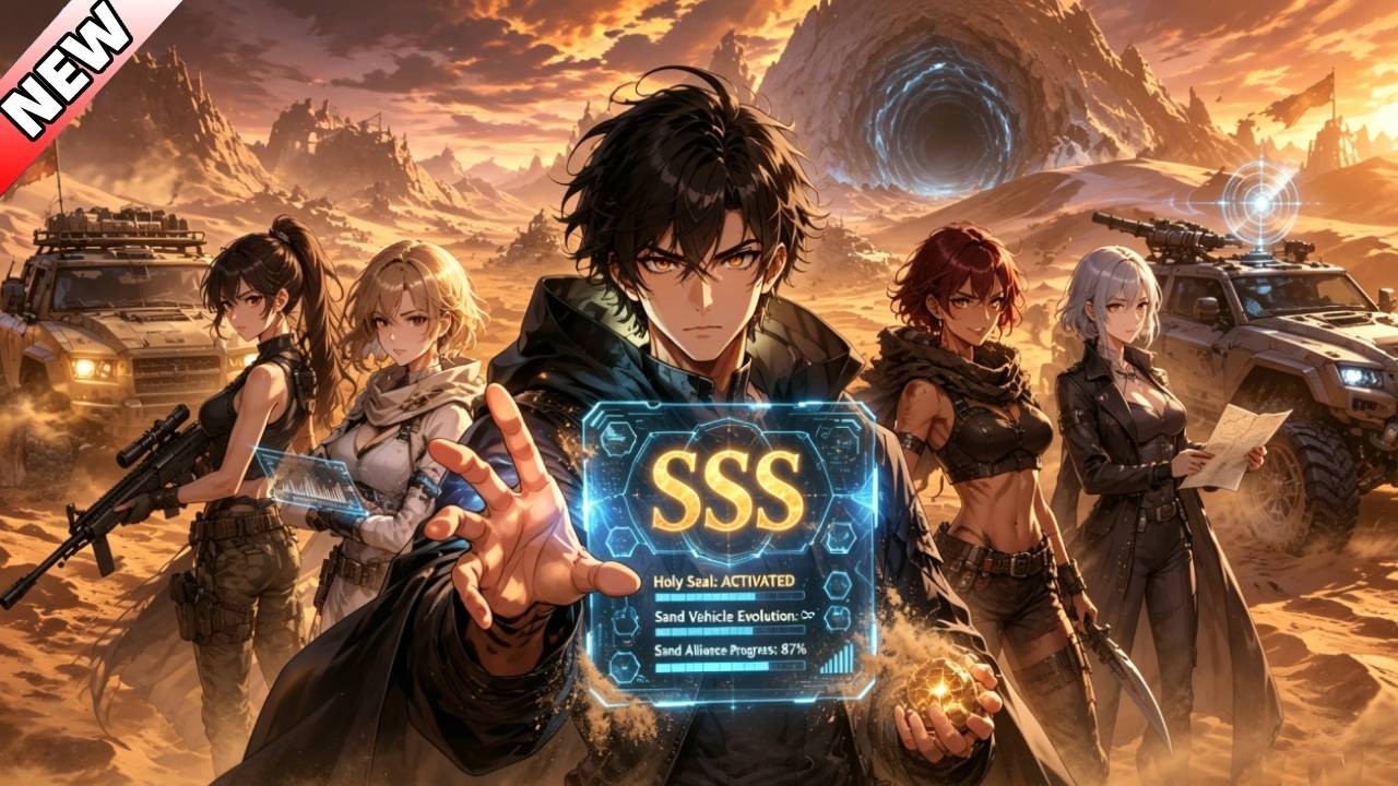 Reborn In Endless Desert, I Got SSS Sand Car SYSTEM, Rescued Sister & Stopped The Sandstorm#anime