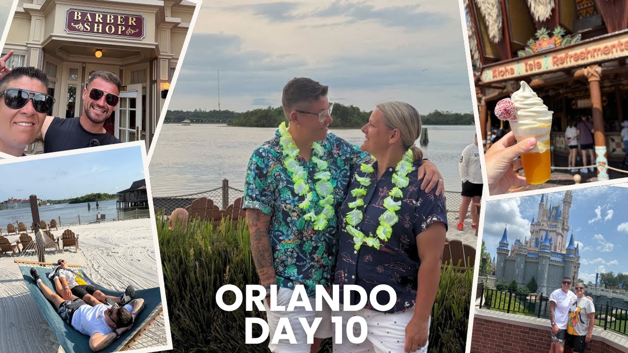 Walt Disney World Day 10 April 2025| Magic Kingdom | Harmony Barber Shop |Disney's Polynesian Resort