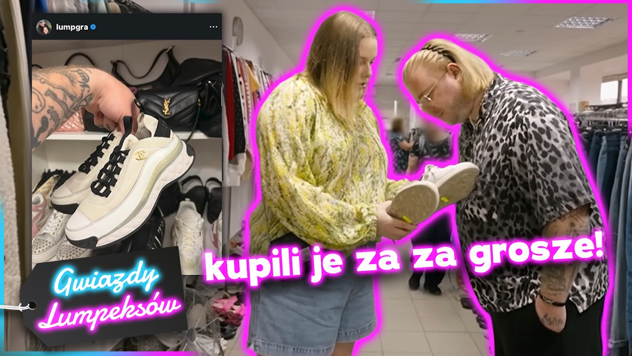 ZNALEŹLI TRAMPKI CHANEL W LUMPEKSIE I SPRZEDALI JE ZA 3 TYSIĄCE  😲 | Gwiazdy lumpeks&oacute;w