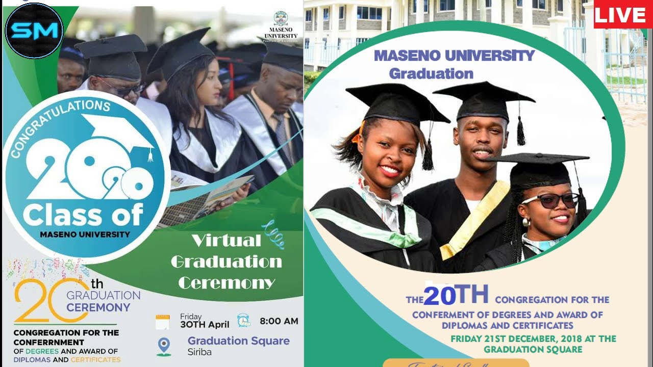 Maseno University 20Th Graduation | 2021 LIVE