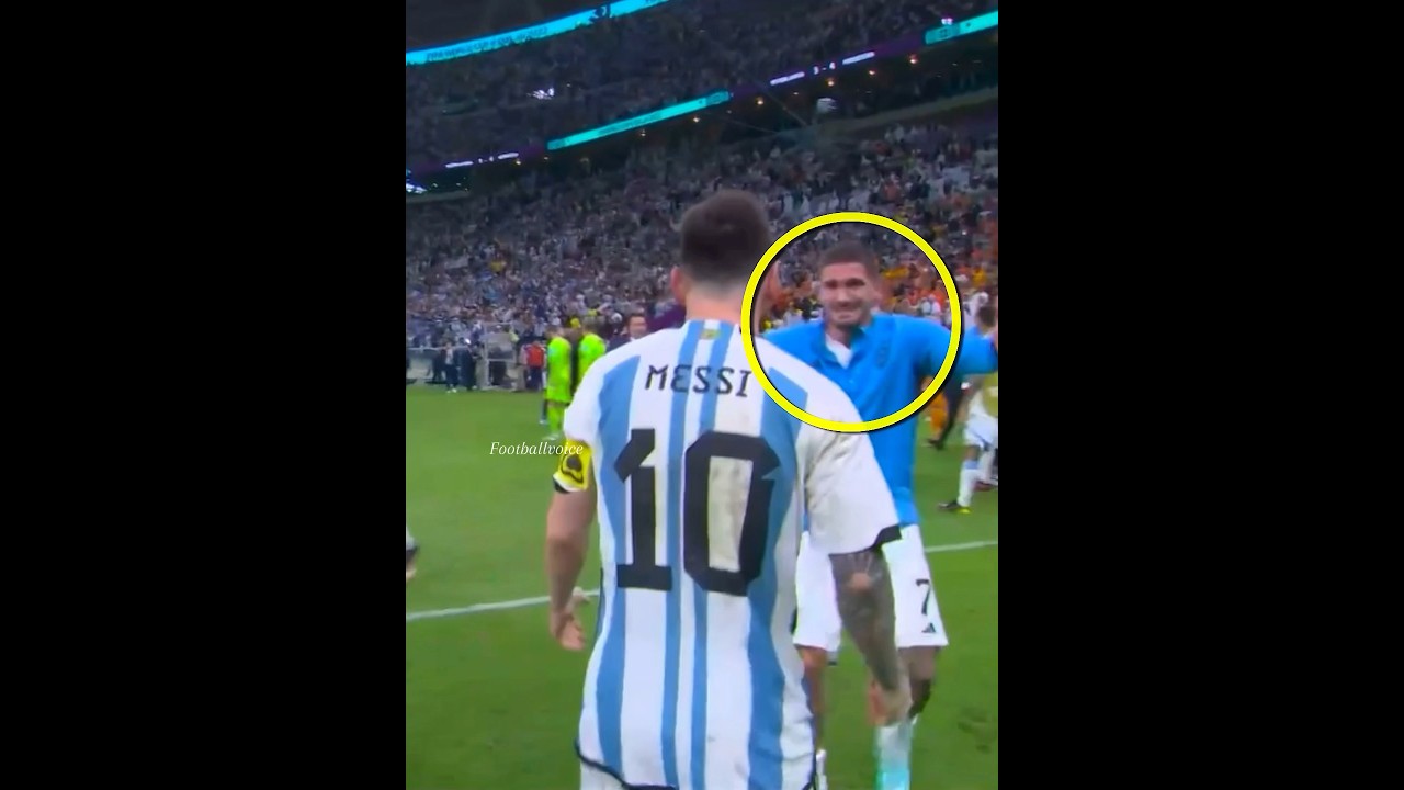 Messi and De Paul Friendship❤️ #messi #football #depaul