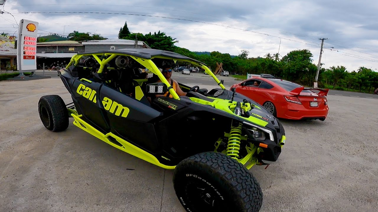 Can-Am MxR Turbo RR vs Honda Civic Drift
