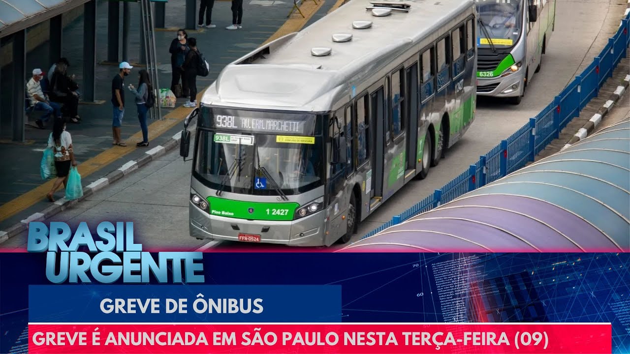 Greve de &ocirc;nibus &eacute; anunciada em S&atilde;o Paulo nesta ter&ccedil;a-feira (09) | Brasil Urgente