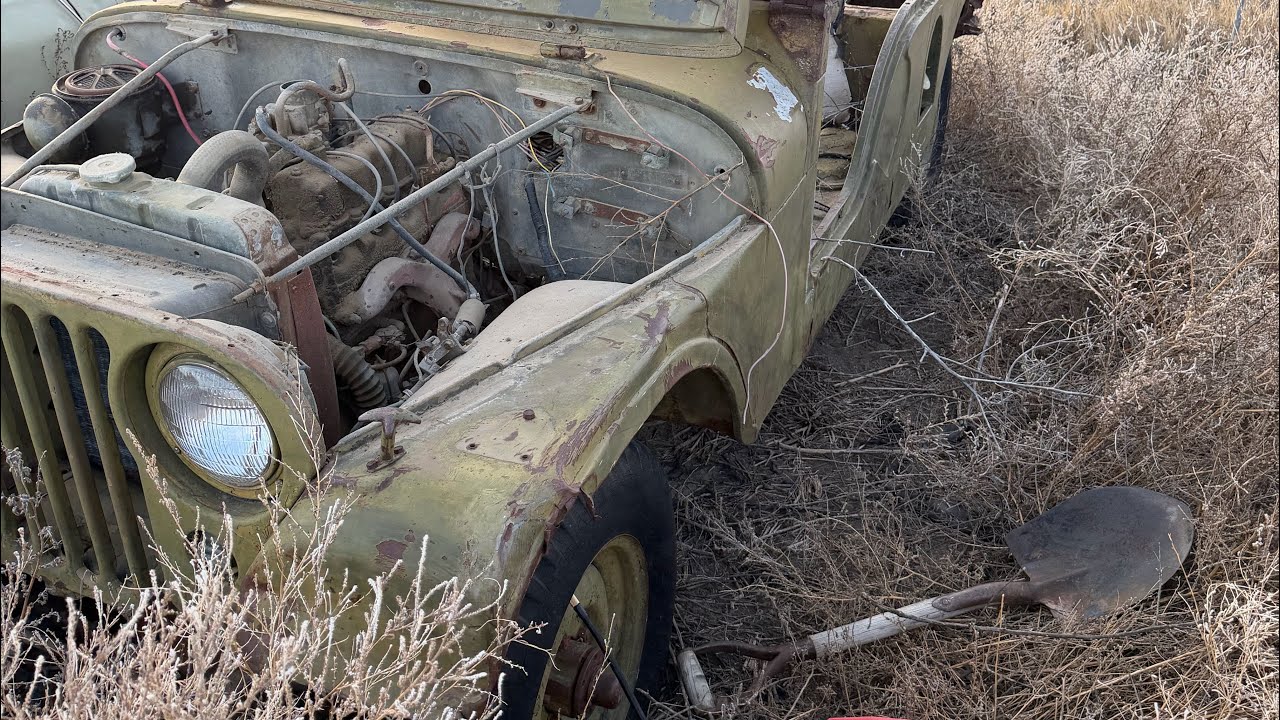  53 Willys M170A Ambulance with a STUCK Hurricane F4-134 4 cylinder. Will it run again? #automobile 