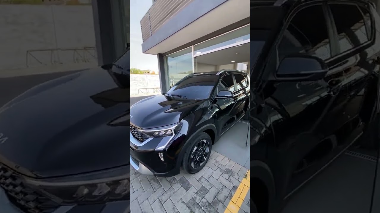 Black Kia Sonet Ex Limited | Black Beast | Modified | Tinted Black Glass