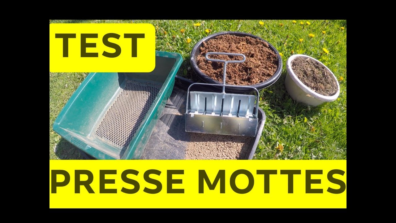 TEST COMPLET PRESSE MOTTES / SEMIS SANS POT