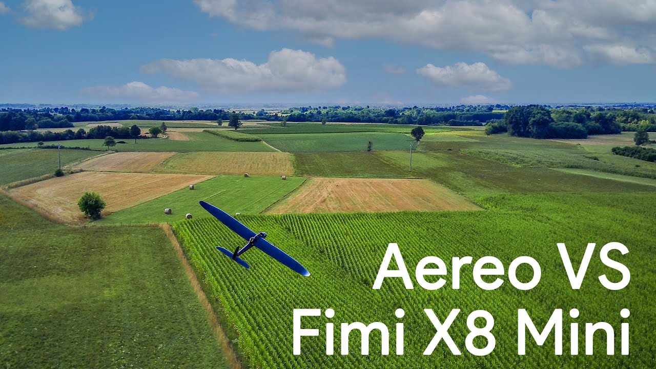 INSEGUIMENTO TRA DRONE E AEREO  con Fimi X8 Mini