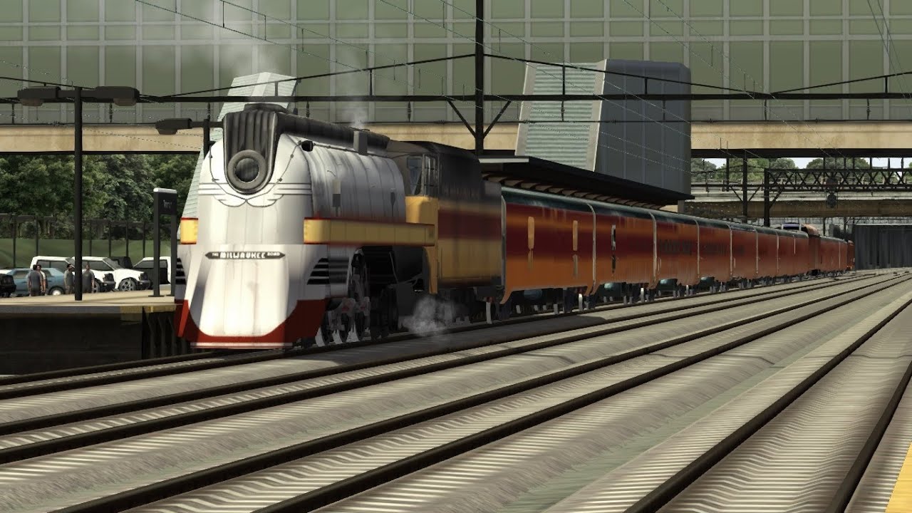 Train Simulator 2014 HD: MSTS Milwaukee Road Class F7 Speed Test On the Northeast Corridor (100 MPH)