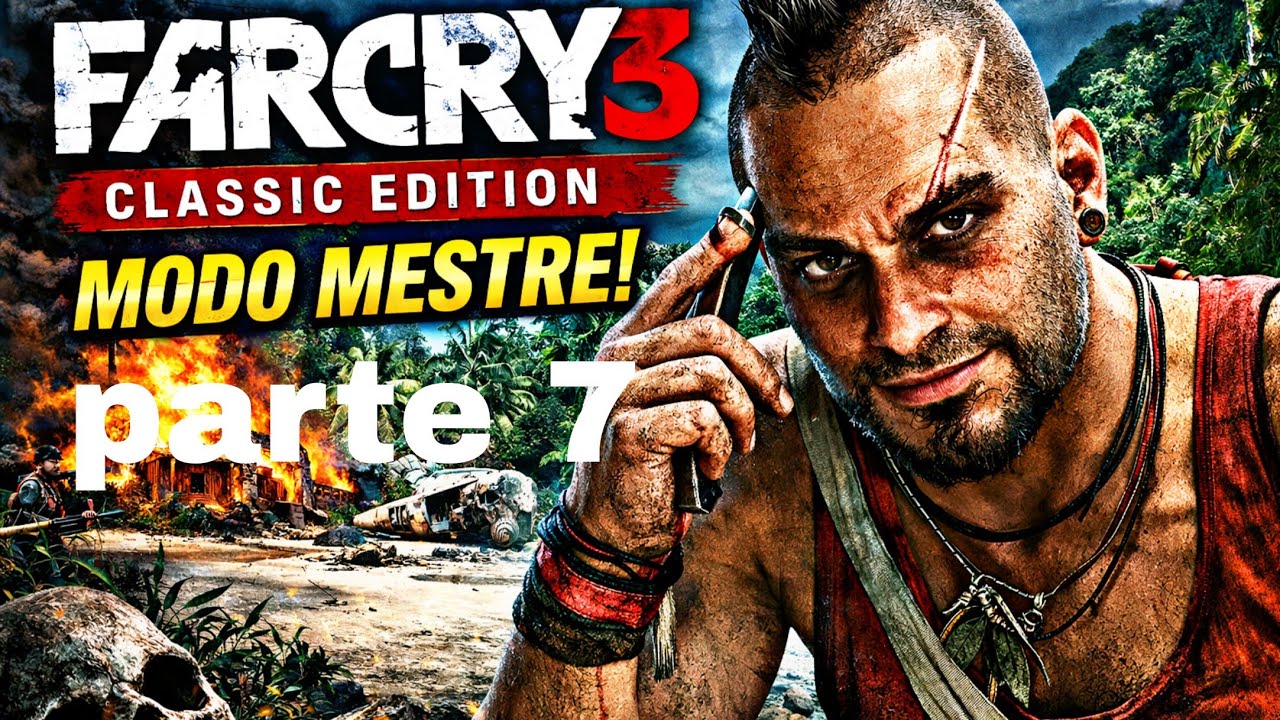 Fazendo coisas no Far cry 3, perambulando pelo mapa