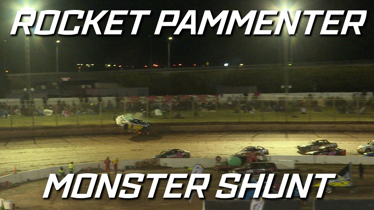 Modified Sedans: Rodney Pammenter Massive Crash - Toowoomba Speedway