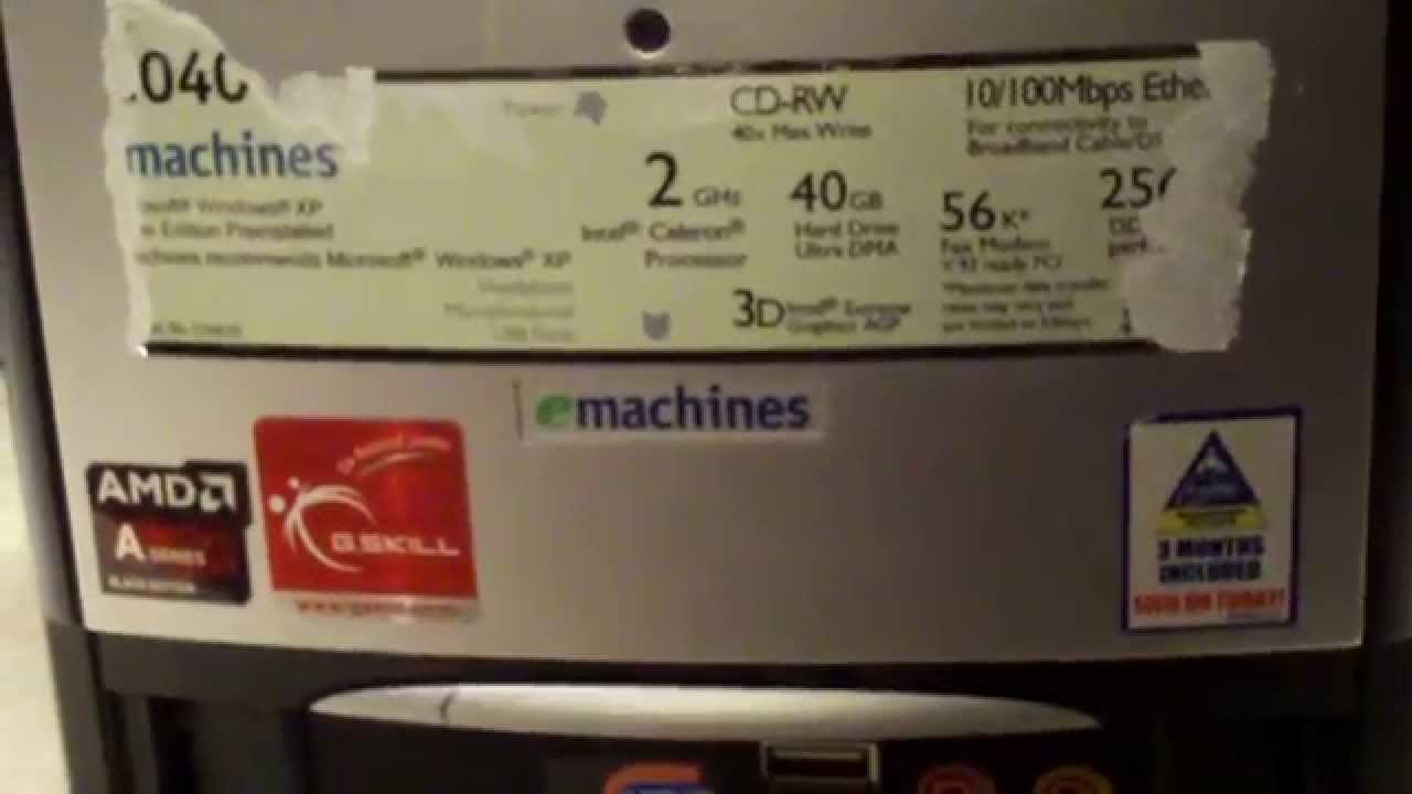 Bringing new life to an old eMachines system case