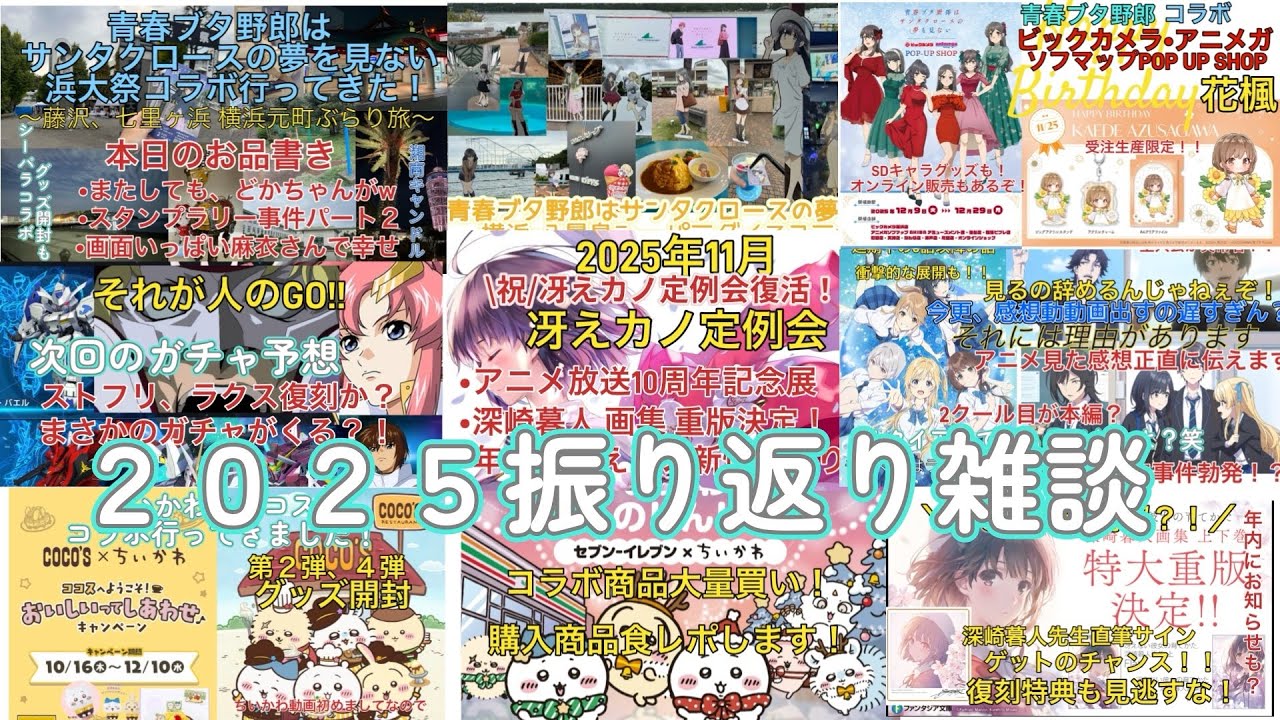 【雑談】２０２５振り返り雑談