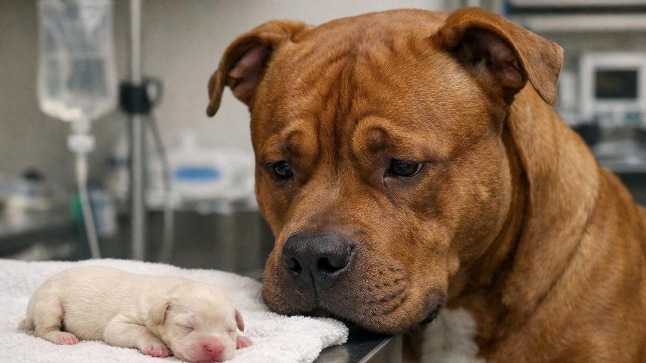 Miłość matki nie ma granic. Psia mama przeżyła piekło ratując małe, ale jednego nie ocaliła...